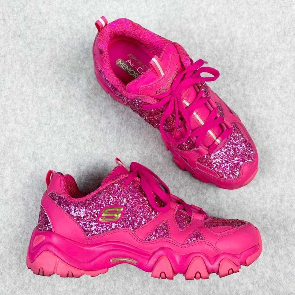 Skechers Pink Glitter Sneakers